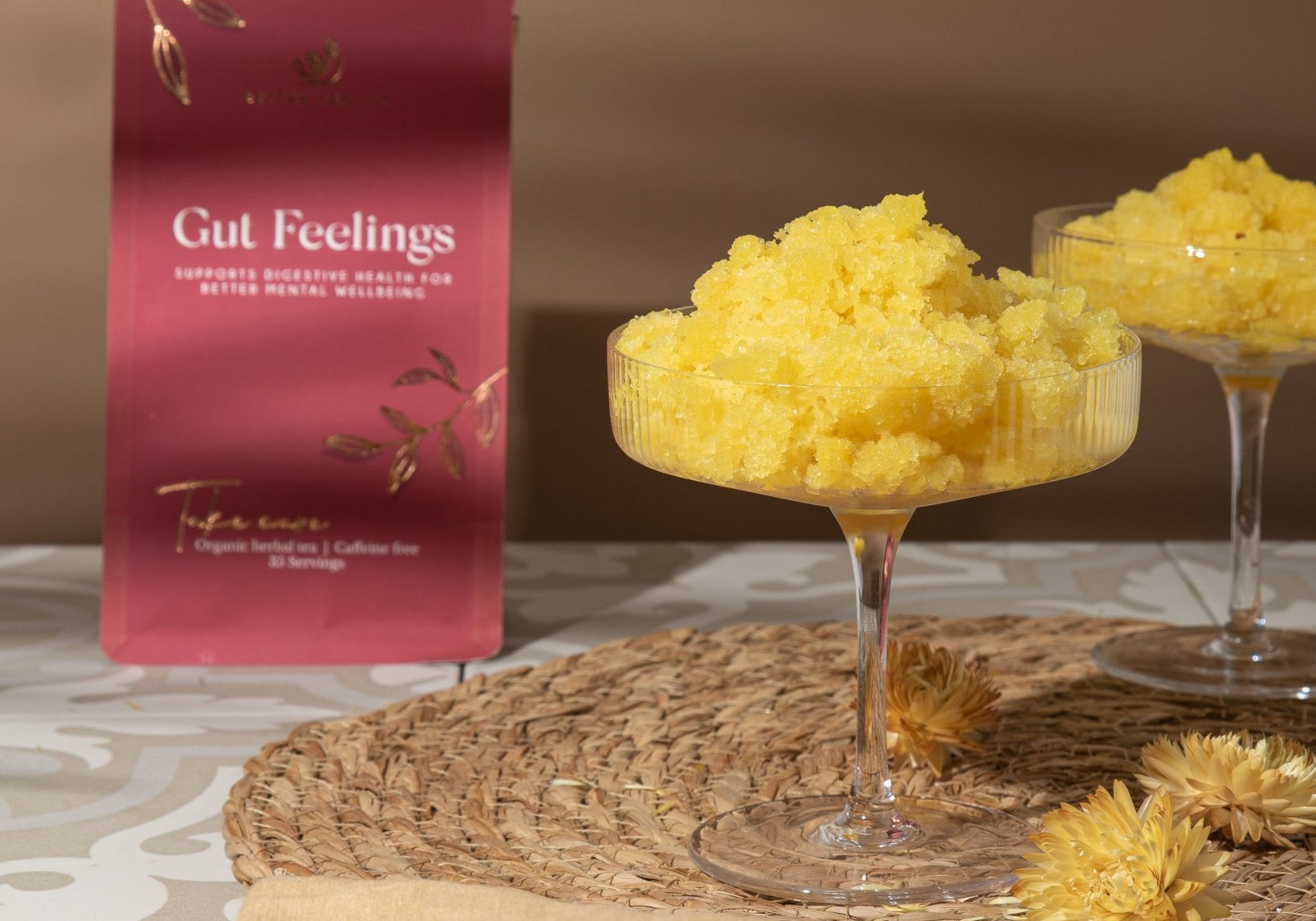 Pineapple Granita with Gut Feelings Tea - Better Tea Co.