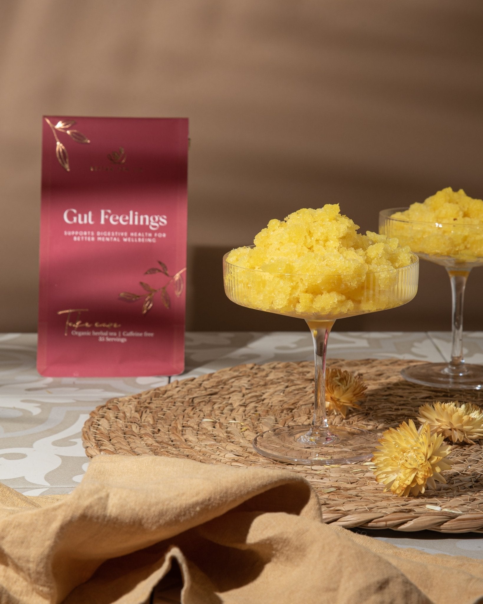 Pineapple Granita with Gut Feelings Tea - Better Tea Co.