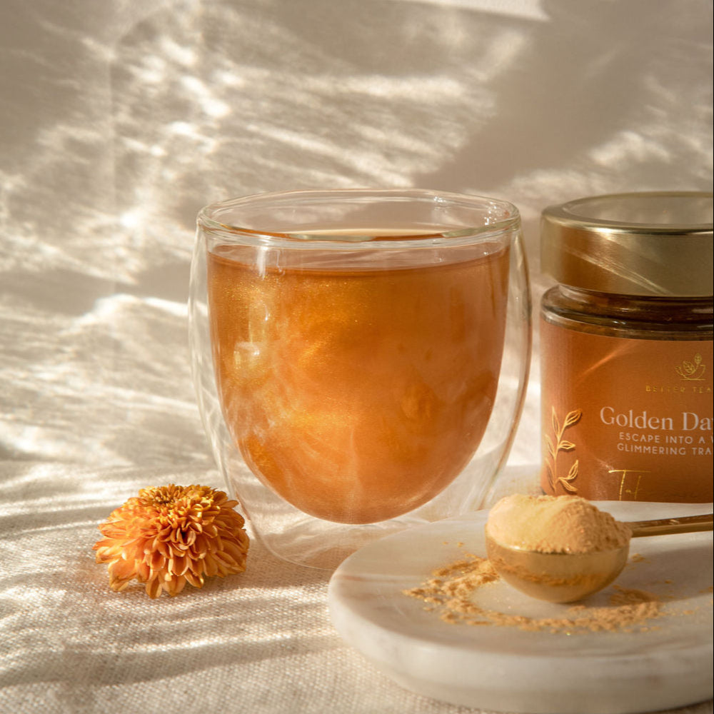 Golden Daydream (edible glitter infused tea)