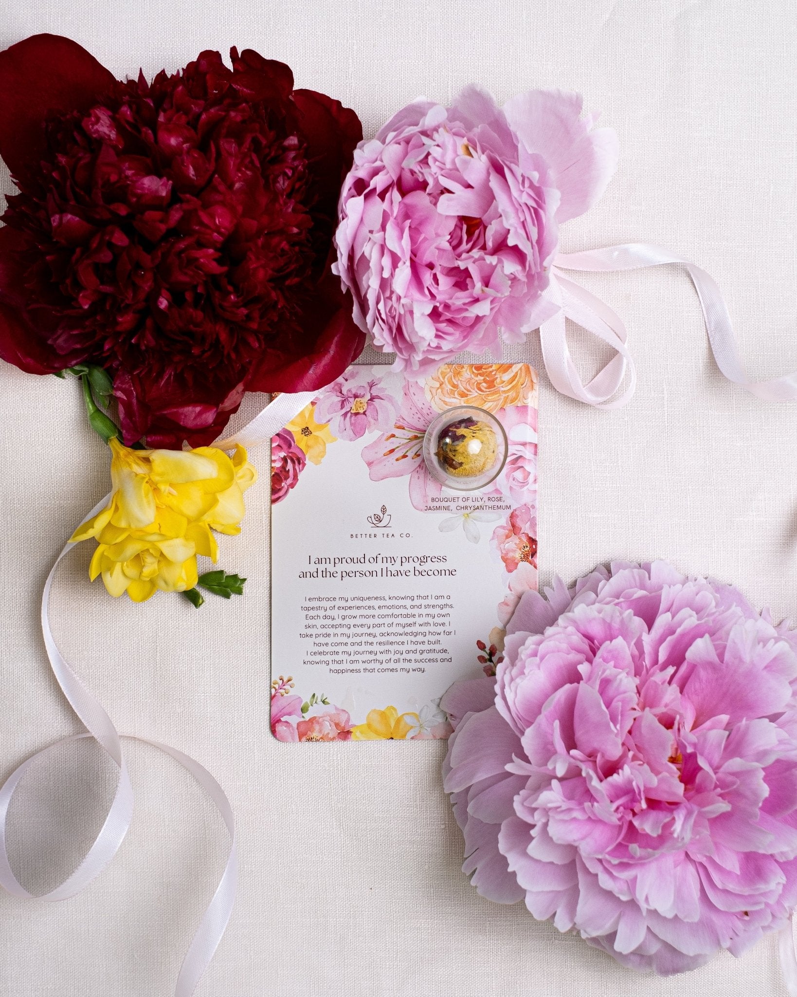 Blooming Tea Affirmation Greeting Card - Better Tea Co.