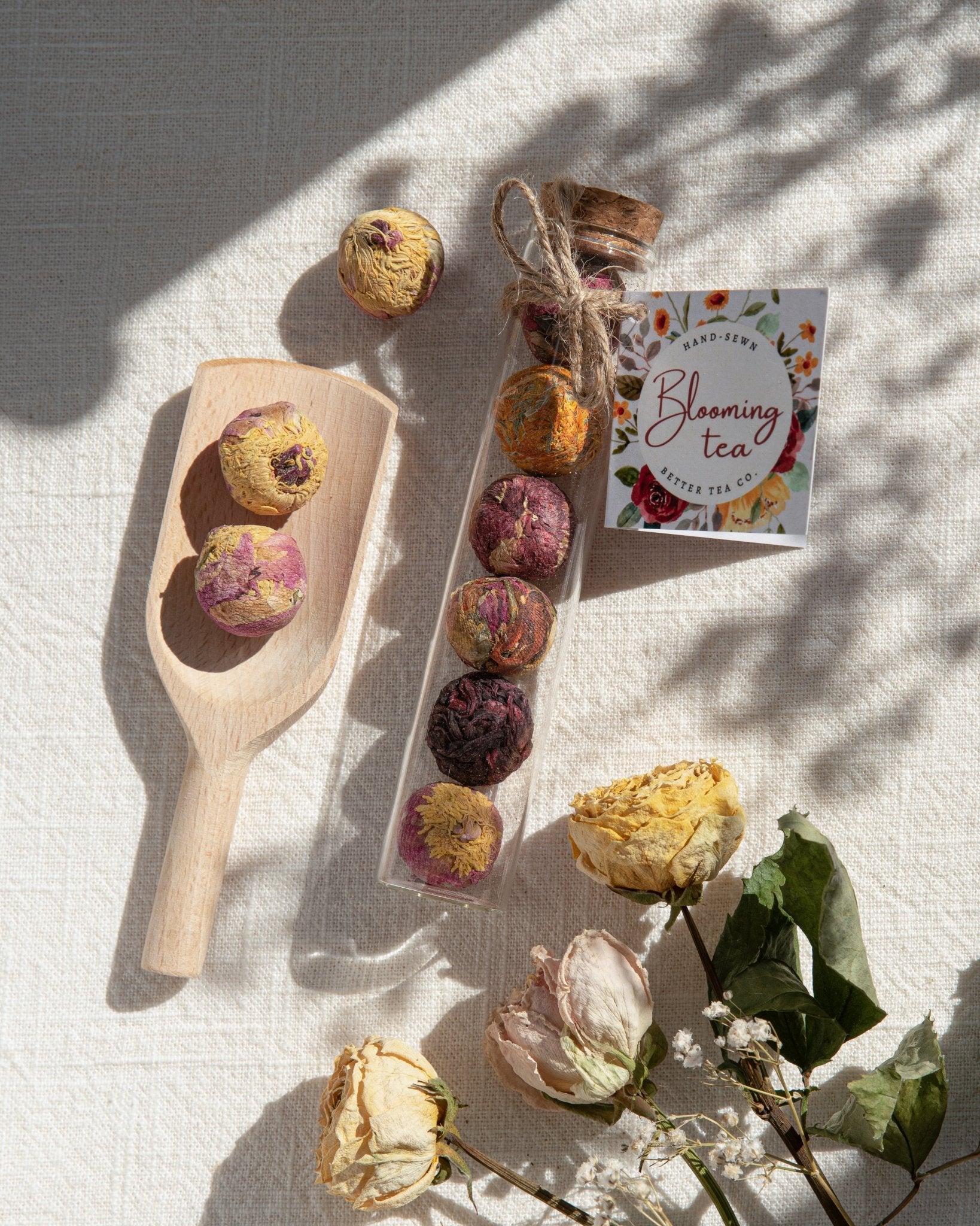 Blooming Tea Balls Set with Glass Teapot - Better Tea Co.