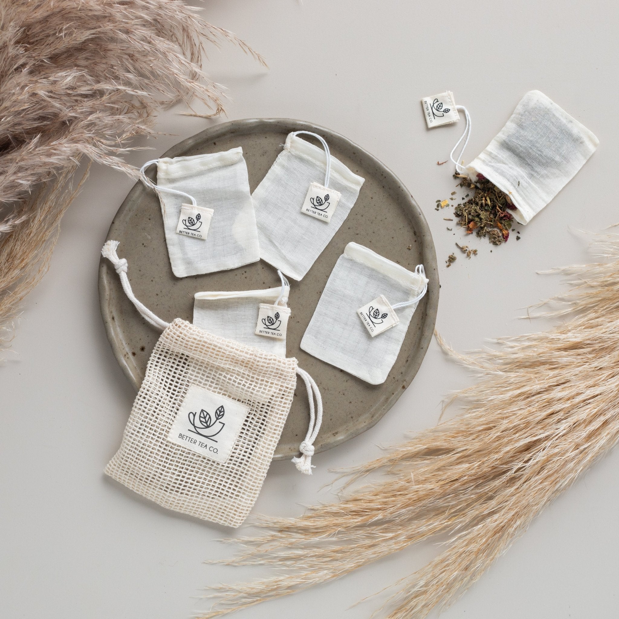 Reusable Organic Cotton Tea Bags - Better Tea Co.